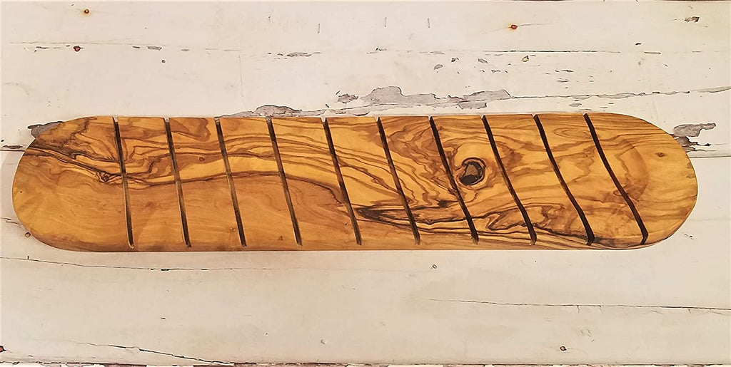 Olive Wood Bread Slicing and Serving Board