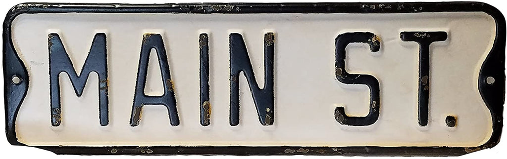PD Home Vintage Street Sign