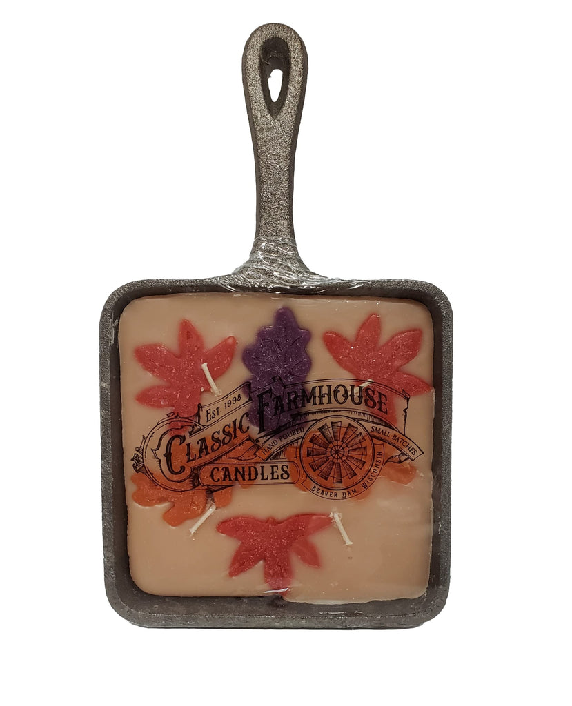 Classic Farmhouse Candles Nostalgic Cast Iron Pan Candle 8 Ounce