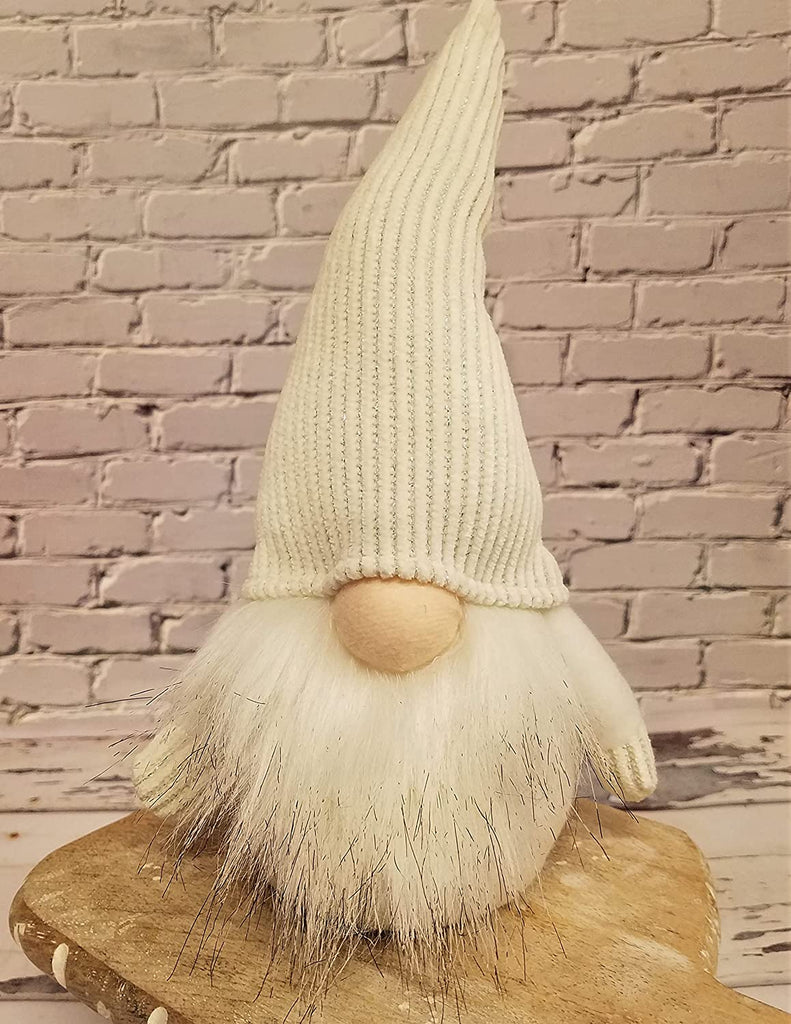 Christmas Antique White Gnome Plush Nordic Seasonal Decor
