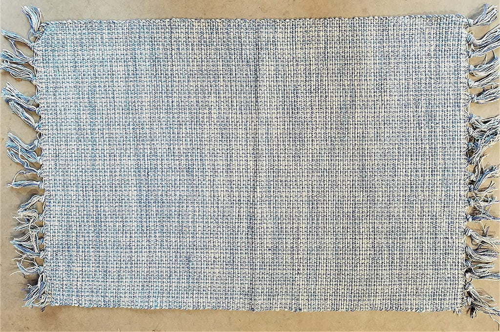 Modern Farmhouse Woven Area Throw Rug Floor Decor