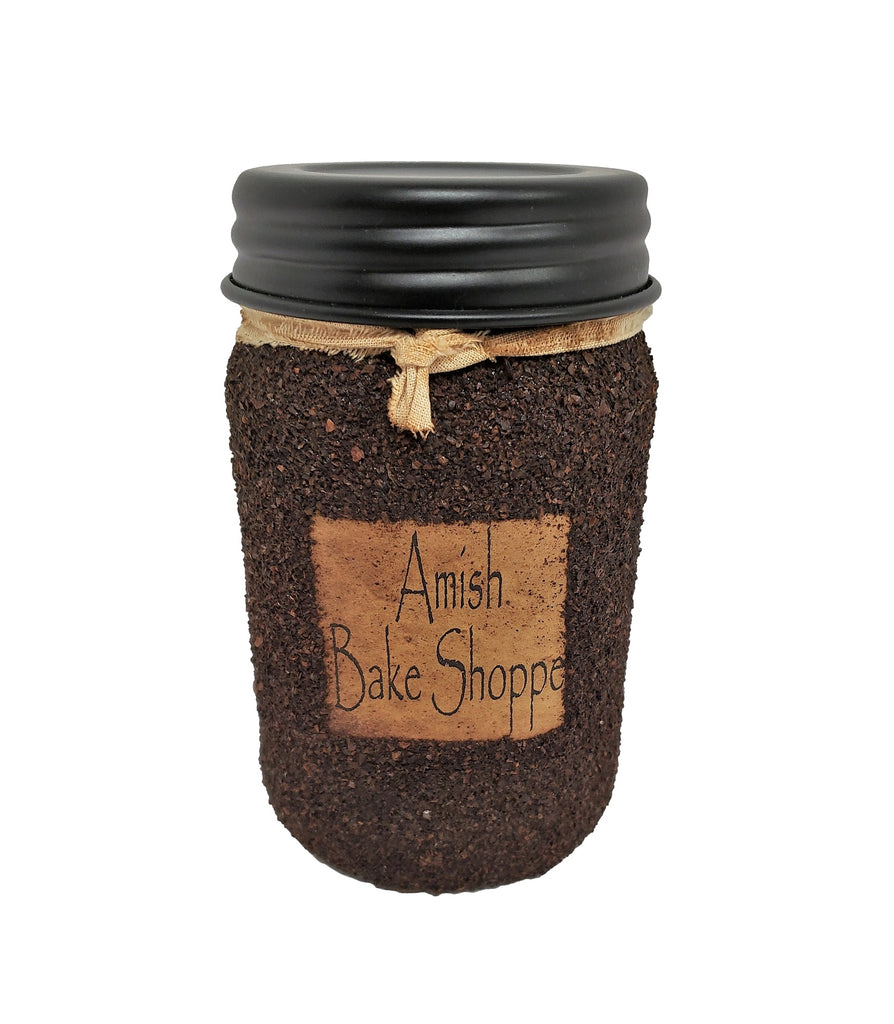 Farmhouse Primitive Grubby Mason Jar Candle Hand Dipped 16 Ounce