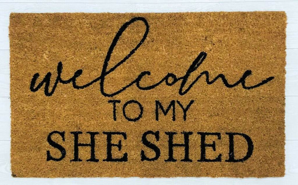 Natural Coir Fiber Coco Welcome Mat Indoor/Outdoor Doormat