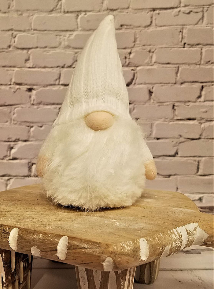 Christmas Antique White Gnome Plush Nordic Seasonal Decor