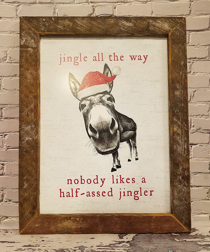 Funny Animal Christmas Signs Seasonal Holiday Wall Decor